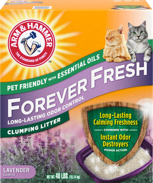 Arm & Hammer Forever Fresh Clump Cat Litter - Lavender - 40 Lbs