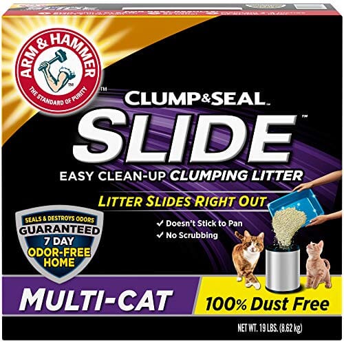 Arm & Hammer Slide Multi-Cat Clumping Cat Litter - 19 Lbs - 2 Pack