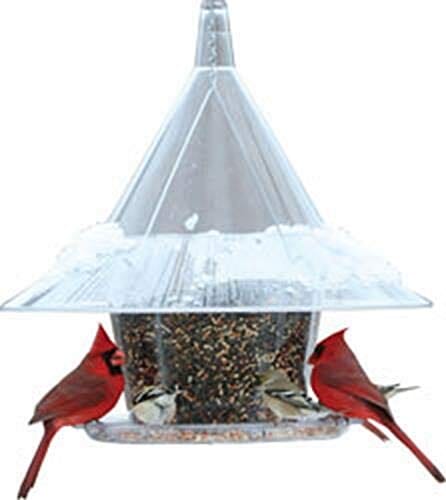 Arundale Mandarin Sky Cafe Wild Bird Feeder - Clear - 12 Lbs Cap  