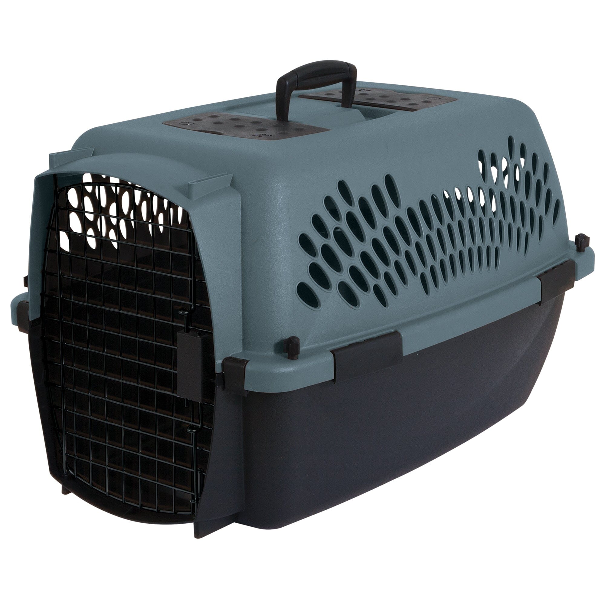 Aspen Fashion Pet Porter Dog Kennel Hard-Sided Falcon - Black - 24 in  