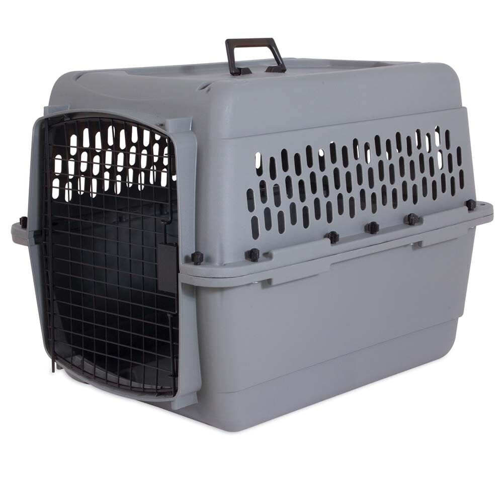 Aspen Traditional Dog Kennel Hard-Sided - Gray - 28 in  