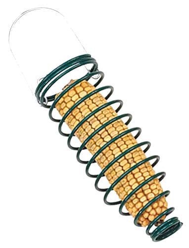 Audubon Corn Trapper Spring Feeder - Green - 1 Ear of Corn  