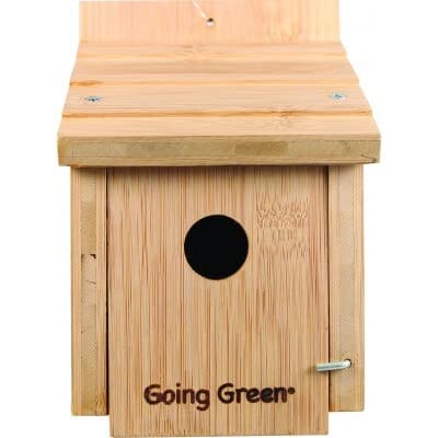 Audubon Deluxe Bamboo Wren Wild Bird House - Natural - 5.75 X 5.5 X 8 In  