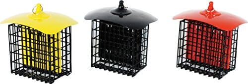 Audubon Double Suet Feeder with Weather Shield Wild Bird Feeder - Assorted - 5.25 X 7 X 7.5 In  