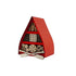 Audubon Lake & Cabin Canoe Insect Shelter with Wall Hanger - Red  