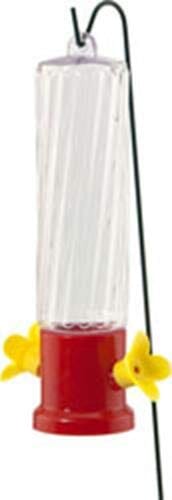 Audubon Mini Hummingbird Feeder with Planter Stake - Red/Clear - 3 Oz  