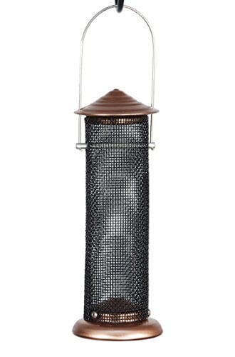 Audubon Mini Thistle Seed Wild Bird Feeder - Copper - .5 Lbs Cap  