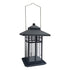 Audubon Mission Metal Lantern Seed Feeder Wild Bird Feeder - Black - 2 Lbs Cap  