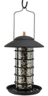 Audubon Modern Farmhouse Promotional Glass Tube Type Bird Feeder Mixed Seed - Black - 1.5 Lbs Cap  