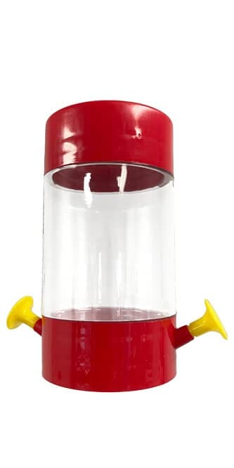 Audubon Modular Hanging Plastic Hummingbird Feeders - Red - 12 Oz Cap