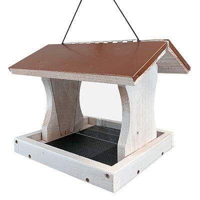 Audubon Nantucket Ranch Hopper Wild Bird Feeder - White - 5 Lbs Cap  