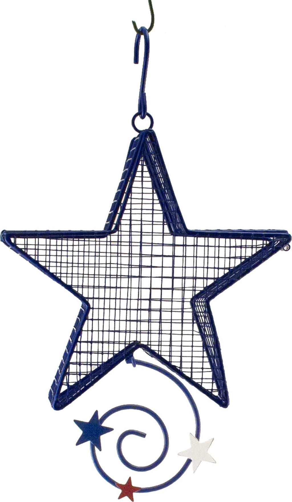 Audubon Patriotic Star Sunflower & Suet Mesh Wild Bird Feeder - Red and White and Blue ...
