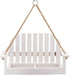 Audubon Rustic Farmhouse Platform Swing Wild Bird Feeder - White - 1 Lb Cap  