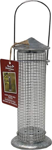 Audubon Rustic Farmhouse Silo Sunflower Seed Wild Bird Feeder - .5 Lbs Cap  