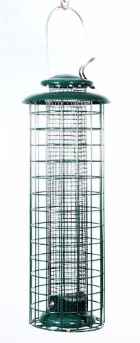 Audubon Squirrel-Resistant Caged Screen Haven Wild Bird Feeder - Green - 1.25 Lbs Cap  