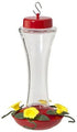 Audubon Trumpet Glass Hummingbird Feeder - Red/Clear - 16 Oz  