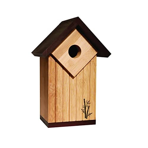 Audubon Ultimate Renewable Bamboo Bluebird Wild Bird House - Tan/Brown - 7.8 X 6.3 X 12.4 In