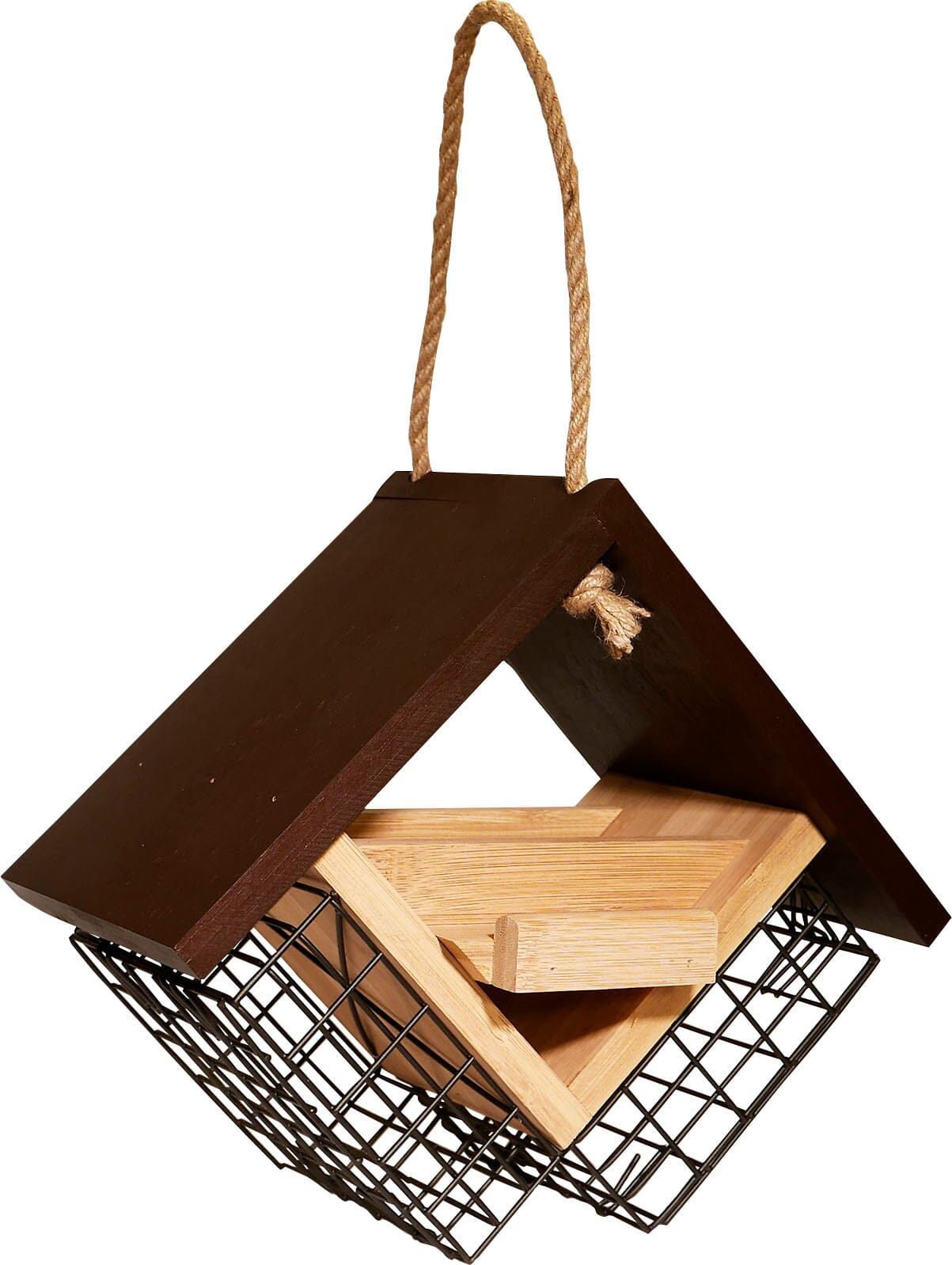 Audubon Ultimate Renewable Bamboo Double Suet and Seed Cake Wild Bird Feeder - Tan and Brown - 2 Cake  