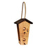 Audubon Ultimate Renewable Bamboo Tall Wooden Hopper Wild Bird Feeder - Tan and Brown - 1.5 Lbs Cap  