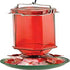Audubon Vintage Glass Hummingbird Feeder - Red - 16 Oz Cap  
