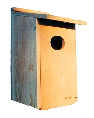 Audubon Wood Duck Cedar Nestbox Wild Bird House - Tan - 14.75 X 11 X 23 In  