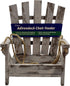 Backyard Essentials Adirondack Chair Wild Bird Feeder - White - 6.7 X 7.5 X 9.1 In  