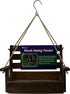 Backyard Essentials Hanging Porch Swing Wild Bird Feeder - Brown - 4.63 X 8.36 X 5.75  