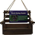 Backyard Essentials Hanging Porch Swing Wild Bird Feeder - Brown - 4.63 X 8.36 X 5.75  