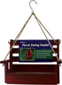 Backyard Essentials Hanging Porch Swing Wild Bird Feeder - Red - 4.63 X 8.36 X 5.75  