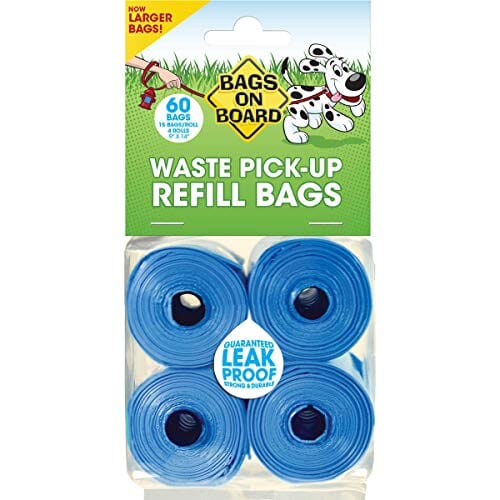 Bags On Board Refill Bags Dog Wastebags - 60 Count