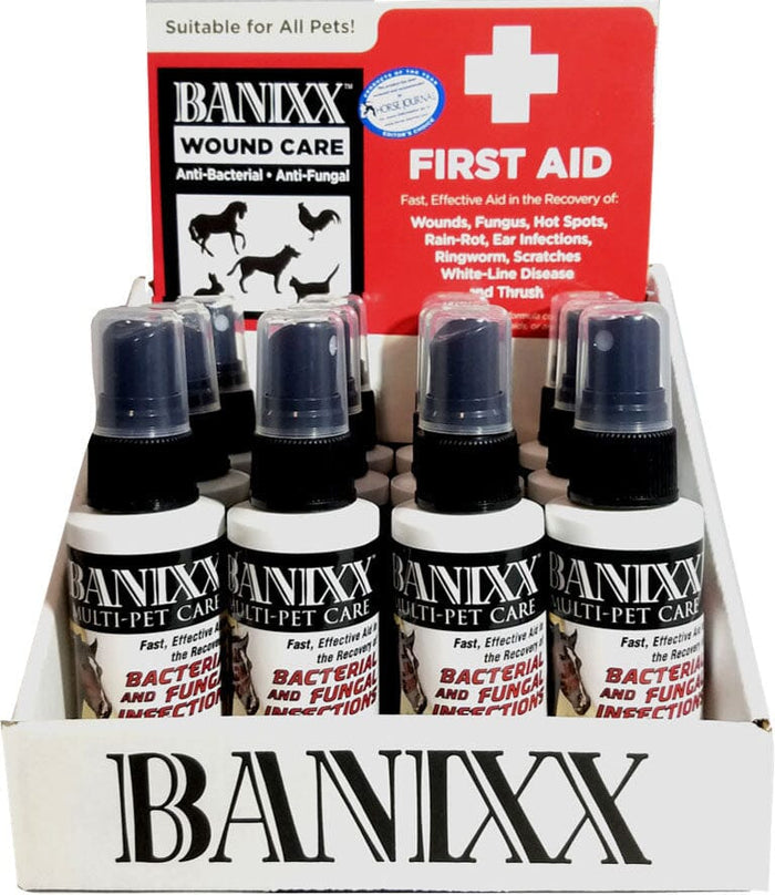 Banixx Wound Care Trial Size Spray Display Veterinary Supplies Sprays/Daubers - 2 Oz - ...