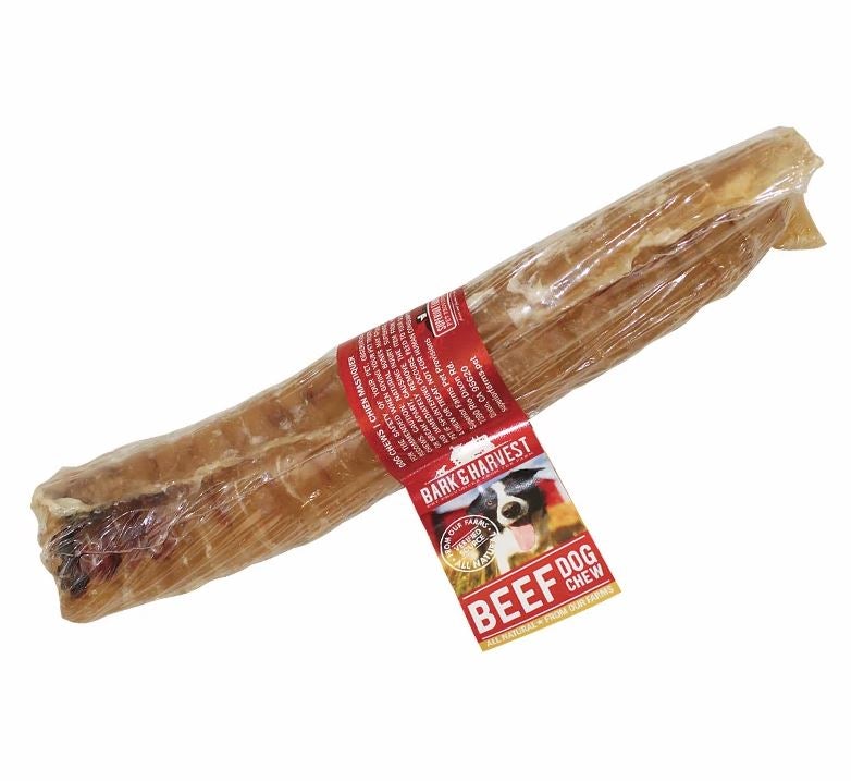 Bark + Harvest by Superior Farms 6" Beef Trachea Dog Natural Chews - Case of 120  