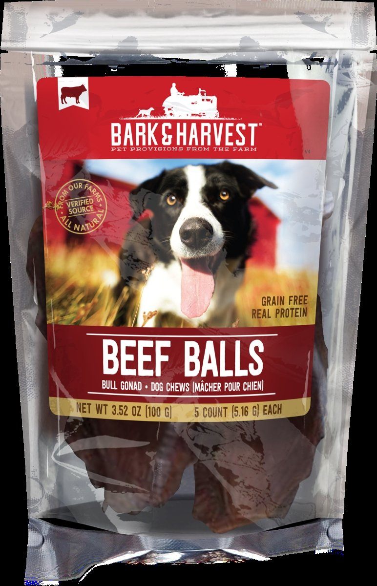 Bark + Harvest by Superior Farms Beef Balls Jerky Dog Natural Chews - 100g  