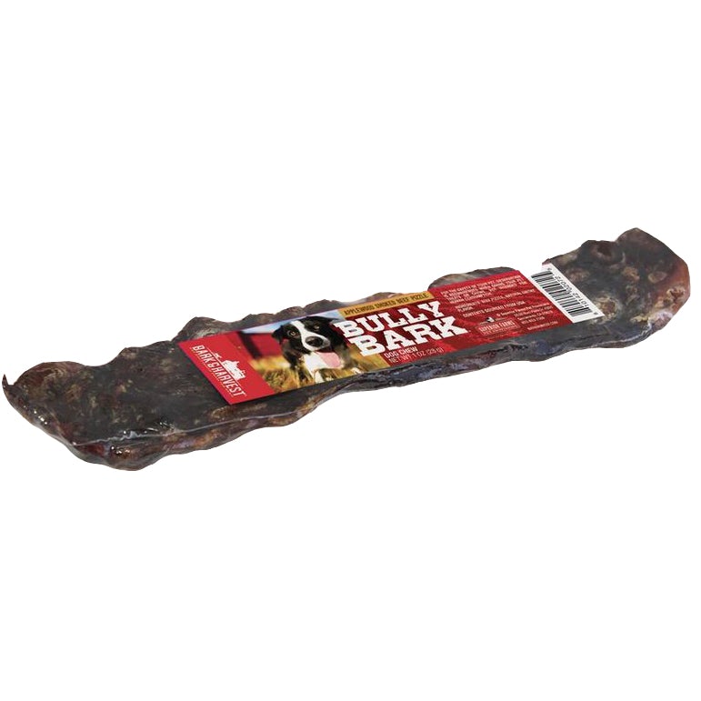 Bark + Harvest by Superior Farms Beef Bully Bark - 1oz Dog Natural Chews - Display Box - Case of 20  