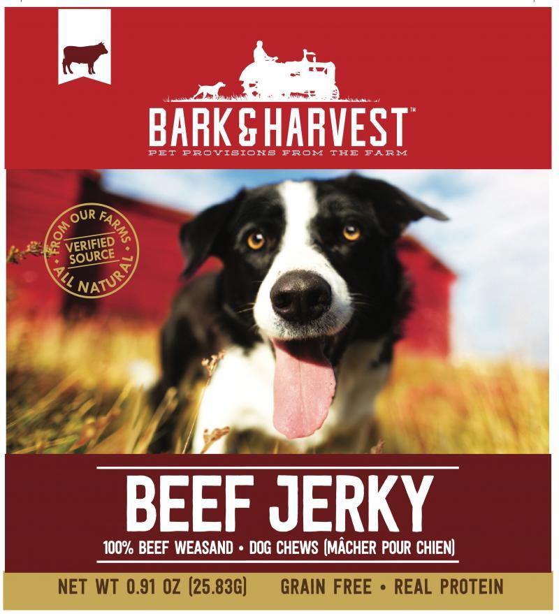 Bark + Harvest by Superior Farms Beef Jerky Dog Natural Chews - 5 ct Bag  