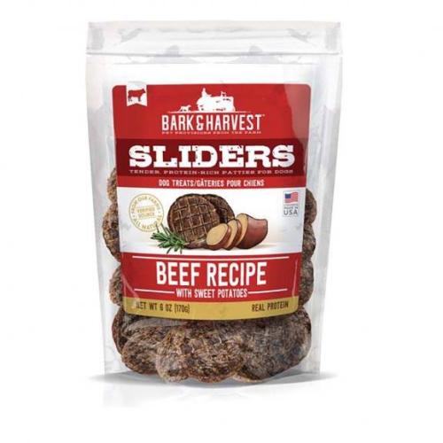 Bark + Harvest by Superior Farms Burgers Beef & Sweet Potato Dog Natural Chews - 6 oz Bag  