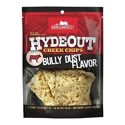 Bark + Harvest by Superior Farms HydeOut Beef Cheek Chips with Bully Sprinkles Dog Natural Chews - 3ct Bag  