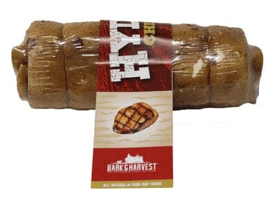 Bark + Harvest by Superior Farms HydeOut Cheek Roll Beef Flavored 5" - 6" Dog Natural Chews - Display Box - Case of 10  