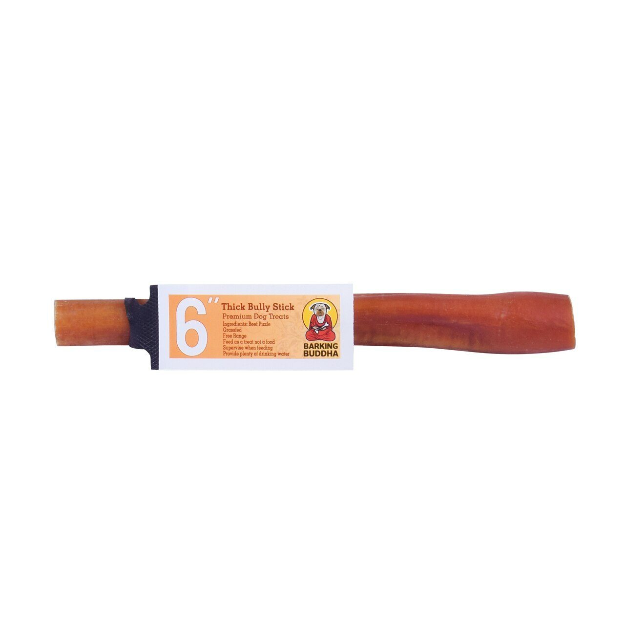 Barking Buddha Thick Dog Bully Sticks - 6 Inch  