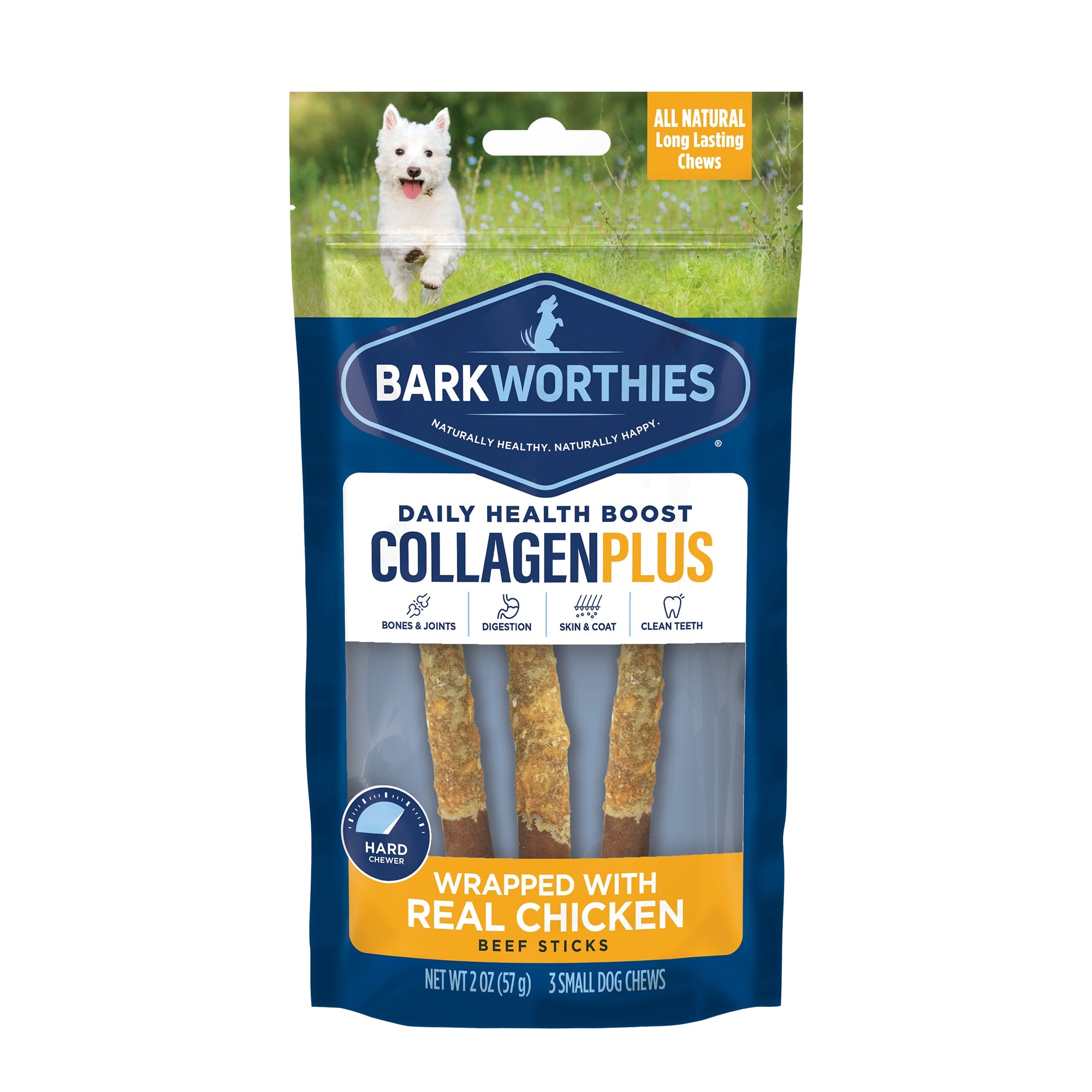 Barkworthies Chicken Wrapped Collagen 6