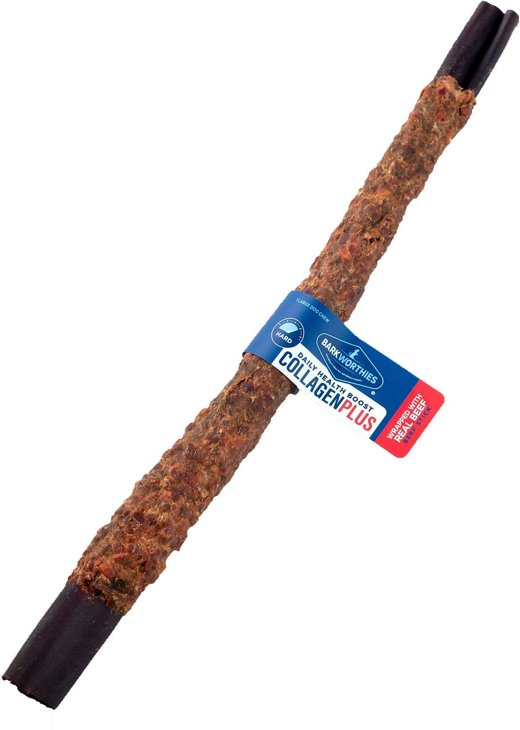 Barkworthies Collagen Beef 12" Sticks for Dogs - 25 ct Case - Case of 1  