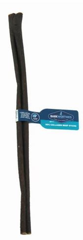 Barkworthies Collagen Plain 12" Sticks for Dogs - 25 ct Bulk - Case of 1  