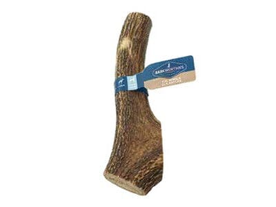 Barkworthies Elk Antler Large Split (4 - 5") Dog Chews - 15 ct Case - Case of 1  