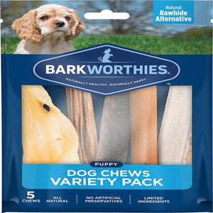 Barkworthies Meat Lovers Dog Chew Treats - 10 Pack