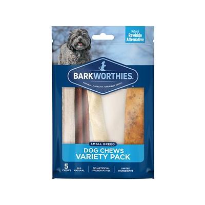 Barkworthies Small Variety Pack Dog Chew Treats -  