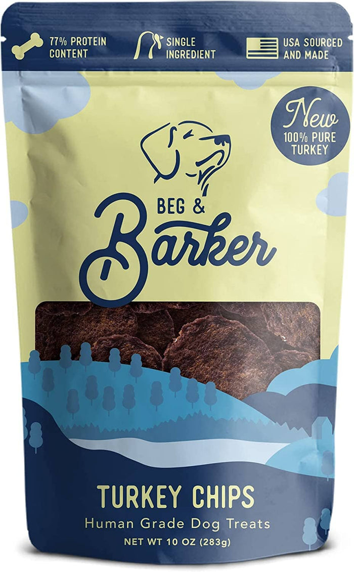 Beg & Barker Strips Turkey Breast Air-Dried Dog Treats - 10 Oz