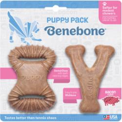 Benebone Dog Chews Wishbone and Dental Puppy - 2 Pack  