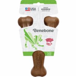 Benebone Dog Chews Wishbone Chew Bacon - Medium  