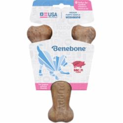 Benebone Dog Chews Wishbone Chew Bacon Puppy - Medium  