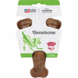 Benebone Dog Chews Wishbone Chew Bacon - Small  